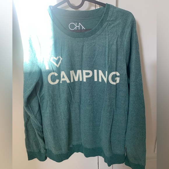 NWOT 'I Love Camping' Long Sleeve Pullover - Picture 4 of 6